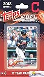 Cleveland Indians 2018 Topps Baseball EXCLUSIVE Special Limited Edition 17 Card Complete Team Set with Franciso Lindor, Jose Ramirez,Corey Kluber & More Stars & RC's! Shipped in Bubble Mailer! WOWZZER