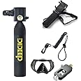 OIOEEP Dive Portable lungswith Dot Certified Reusable Diving Tank Kit 0.5L Capacity Mini Scuba Diving Tanks That Support 5-10 Minutes of Underwater Breathing Dive Portable Lungs for Diving