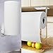 Anytin Extra Large Paper Towel Holder - 12.4 Inch, Both Adhesive and Screws with 2 Length, Stainless Steel Large Rolls Papertowl Rack Under Cabinet and Wall Mount for Kitchen, Bathroom, RV - Updated