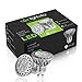 Lightvita (6-PACK) LED 6-Watt Dimmable 50W Equivalent, GU10 MR16 38° High Power Warm White Light Bulbs