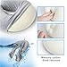 Travel Pillow Set, VenusCare Neck Support Memory Foam Pillow with Natural Mulberry Silk Black Sleep Mask