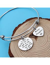 Hollp - Pulsera para hijas, regalo para hija en la ley, no te di el regalo de la vida, me dio el regalo de ti