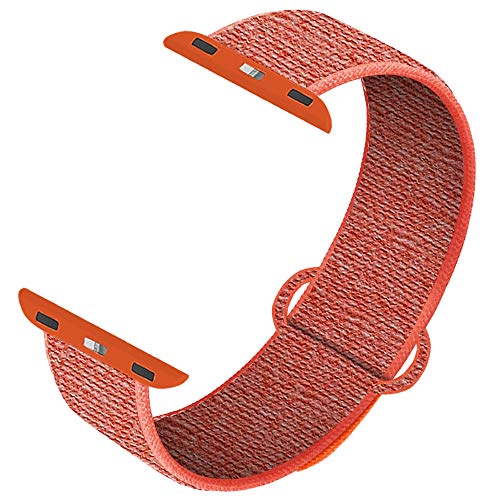 QIENGO Compatible for Apple Watch Band 42mm 44mm, Sport Band Adjustable Closure Wrist Strap, Replacement Band Compatible for iWatch Series 5 4 3 2 1 (42mm 44mm, Nectarine) - Thumbnail 5