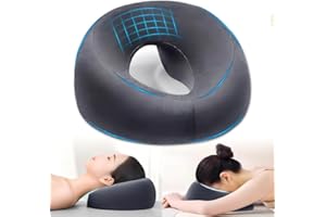 Zonngoo Face Down Pillow Massage Headrest for Bed Prone Down Sleeping,Pillow for Stomach Sleeper,BBL Pillow After Surgery,Fac