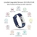Lintelek Fitness Tracker, Heart Rate Monitor Activity Tracker with Connected GPS Tracker, Step Counter, Sleep Monitor, IP67 Waterproof Pedometer for Android and iOS Smartphone