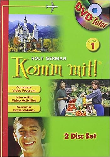Amazon Com Komm Mit Dvd Tutor Level 1 9780030372674 Holt Rinehart And Winston Books