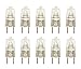 Vstar® G8 120V 20W Halogen Light Bulbs,2700K,with G8 Base,Shorter<35mm(10 Pcs)