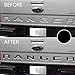 Bogar Tech Designs - Tailgate Inserts Vinyl Decal Letters Compatible with Ford Ranger 2019 2020, Matte Black