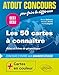 Les 50 cartes à connaître - Atlas et fiches de géopolitique ECS1 ECS2 : Cartes en couleur by 