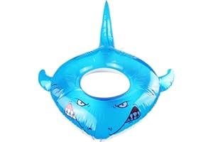 LAFALA Pool Floats Kids Shark Floaties Inflatable Pool Swim Lounger Raft Summer Swimming Ring Pool Toys for Adults Kids 40.9"*32.3"*17.7"