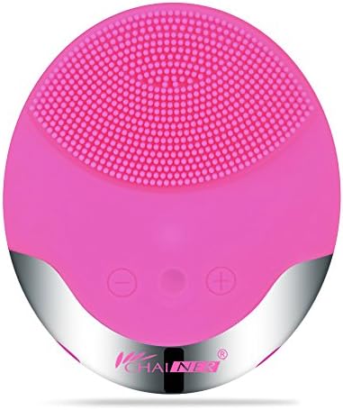 Chainer Face brush- Facial cleansing brush-Facial brush &amp; Massager Silicon Vibrating Waterproof Facial Cleansing System with USB Rechargeable