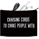 ShiQiao Spl Cable Organiser Bag Pouch for Men Women Charging Cables Storage Pouches Black Charging Cords Organiser Pouch Travel Tech Accessory Bag for Women Men Portable Canvas Cosmetic Makeup Bag