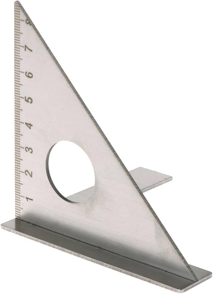 Mikiya Woodworking Ruler Square Layout Miter Triangle Rafter 45° 90 Degree Metric Gauge
