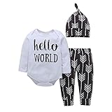 Shop the Look Memela(TM) NEW Fall/Winter Hello World Unisex Baby Layette Gift Set Clothes Set 0-24 mos (0-6 mos)
