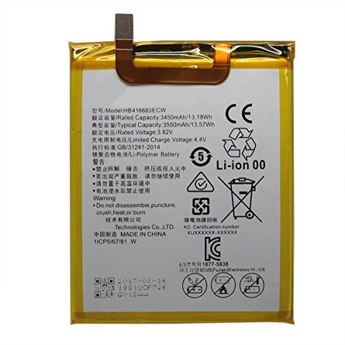 UoUo New Replacement HB416683ECW 3550mAh Battery For Huawei Google Nexus 6P H1511 H1512