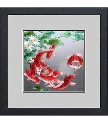 Amazon.com: Silk Art 100% Handmade Love Birds Embroidery Framed