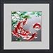 King Silk Art Handmade Embroidery Nine Red Japanese Koi & Lotus Water Lily 32015