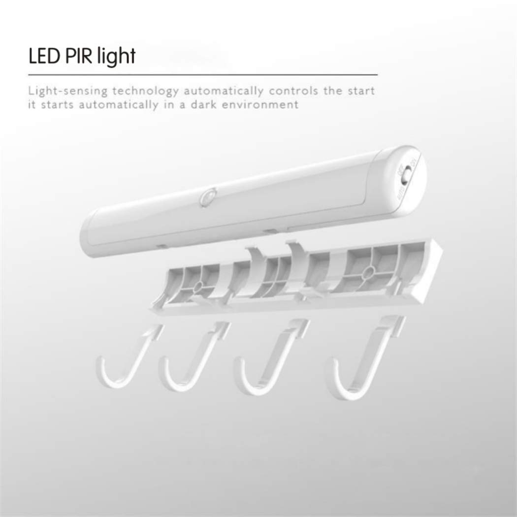 APRITECH® luz Nocturna Lámpara LED del Armario Operada 3 Modos de ...