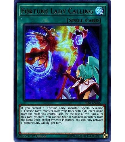 Amazon.com: Yu-Gi-Oh! - Fortune Lady Past - RIRA-EN008 - Rare - 1st Edition 