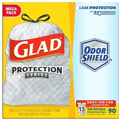 3 Glad+Tall+Kitchen+Drawstring+Trash