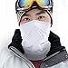 WTACTFUL 2 Pack Lightweight Neck Gaiter Neck Warmer Face Mask Windproof Anti-UV Protection Cover for Motorcycle Cycling Fishing Hunting Summer Outdoor Sports Suitable for Men Women Black and White