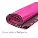 Poly Mailers, Ohuhu 10x13 100-Pack Hot Pink Shipping Envelope Mailers for Customer Gifts Packages, Self Sealed Business Shipping Mailer Bags with Self Adhesive Strip, Water Resistant