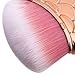 Saking 3 Pieces Mermaid Foundation Powder Blush Concealer Cream Makeup Brush(Gold)