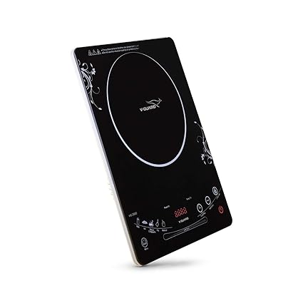 V Guard VIC-2000 2000-Watt Induction Cooktop (Black/White)