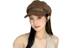 Vintage Newsboy Hats Winter Suede Caps Women's Octagonal Hat Fashion Gatsby Cabbie Baker Visor Beret Hat