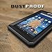 Fintie Impact Resistant Case for Amazon Fire (Previous Generation - 5th) 2015 release - [CaseBot Tuatara] Rugged Unibody Hybrid Full Protective Bumper Cover with Built-in Screen Protector, Black