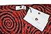 Boho Hippie Mens Womens Cotton Handmade Harem Pants with Side Pockets - Spiral Design (Light Red)