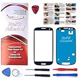 S3 ProKit for Galaxy s3 Pebble Blue Replacement Screen Glass Lens Kit S3 i9300 I747 T999 i535 s3 prokit adhesive