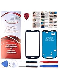 S3 Prokit para Galaxy S3 Kit de visualización lente de vidrio de repuesto S3 i9300 i747 T999 i535 S3 Prokit calcomanía, Azul