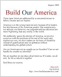 Perfect Paperback Build Our America Book