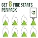 Fire Starter Gel (1-Pouch Pack) Instant Lighting Gel for Campfires, Barbecue, Emergency Survival | Non-Toxic, Smokeless & Natural - All Weather Fire Gel