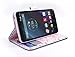 NageBee Slim PU Leather Flip Fold Wallet Pouch  for Motorola Droid Turbo XT1254 - Plum Blossom