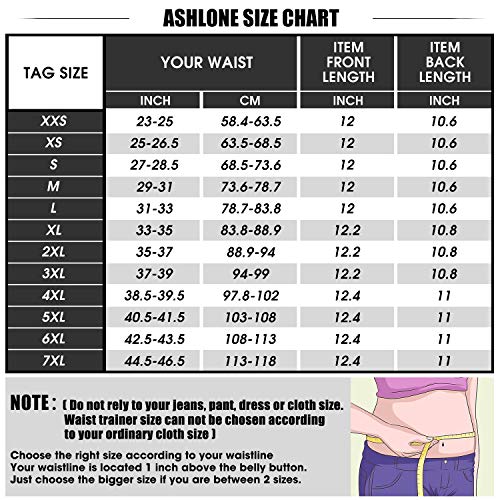 ashlone latex waist trainer corset