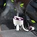 Vyaime Car Diffuser Essential Oil Aromatherapy Diffusers with Dual USB Charger Adapter, Ultrasonic Humidifier Air Refresher Purifier for Vehicle Automobile(Purple)