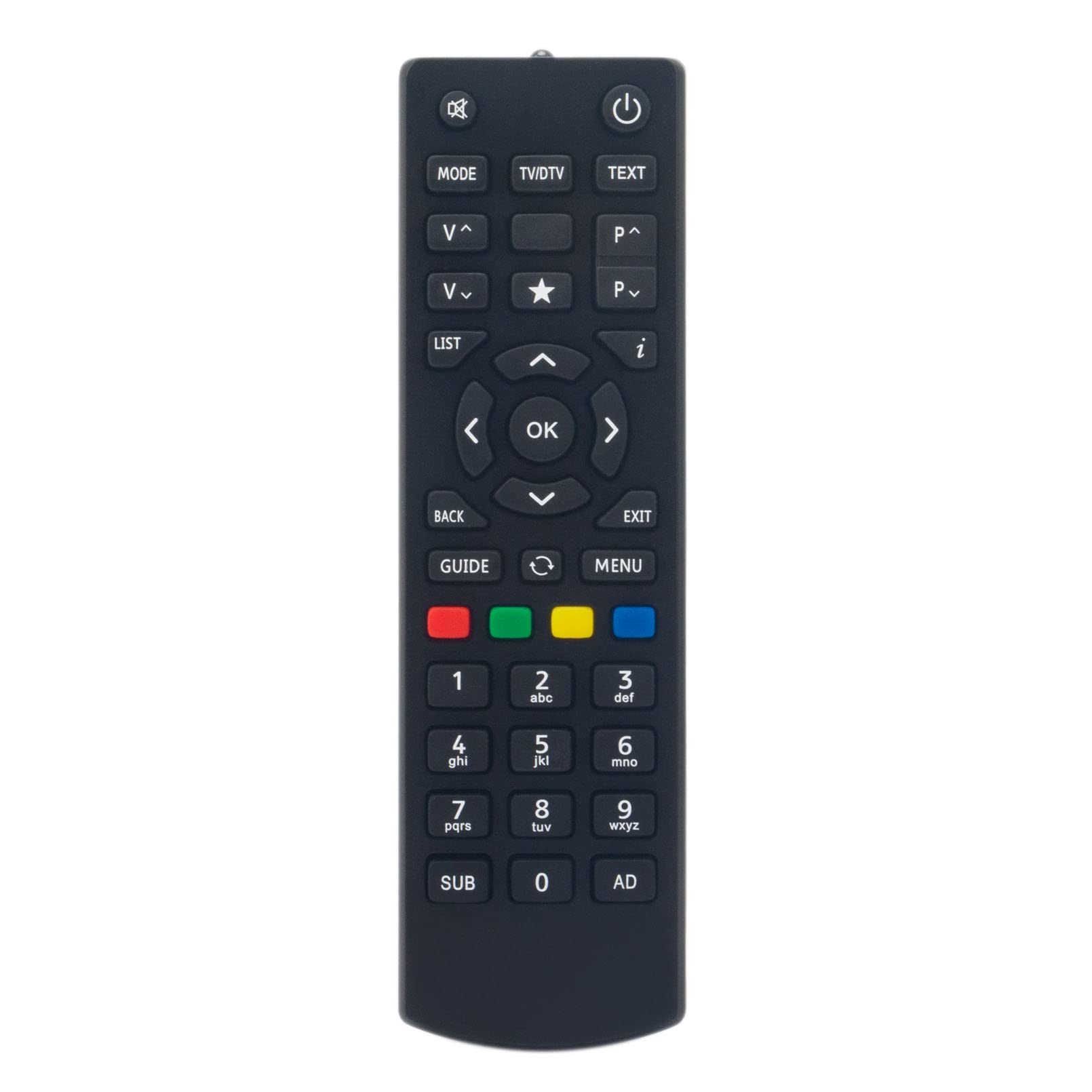 VINABTY DH1410 Replacement Remote Control Applicable For Manhattan Freeview Freesat Plaza Box, Compatible Models: 2-DH1410-MTT DH1410 HD-T2 HD-S2 HDS2