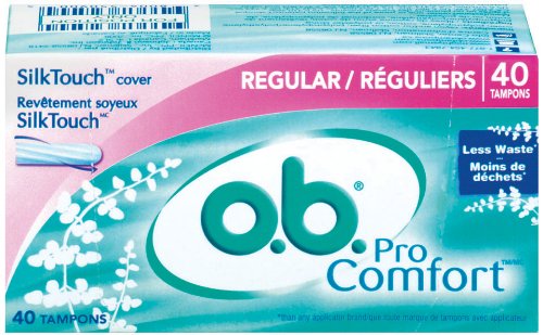 o.b. Tampons, Pro Comfort, Regular, 40 ct