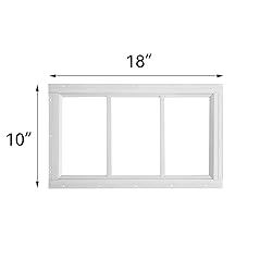 WRISIN 2 Pack Shed Window