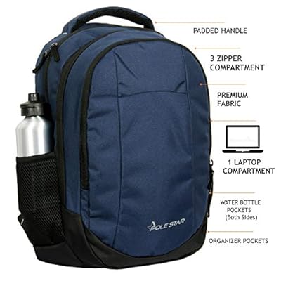 POLESTARNoble Blue 32 Ltrs Casual bagpack/School Bag/Laptop Backpack