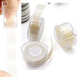 Cretty-Meet 1200pcs Invisible Double Eyelid Tape Strips Hooded Droopy Uneven view 6