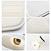 2 Liter Premium Classic Rubber Hot Water Bottle w/Cute Knit Cover (2 Liter, Beige/Pink Good Night)