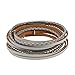 Jenia Infinity Leather Bracelet Endless Love Charm Wrap Bracelets Baroque Pearl Cuff Bracelet Boho Bracelet Jewelry Birthday Gift for Women, Lovers, Teens Girls, Mom, Sister, Wife