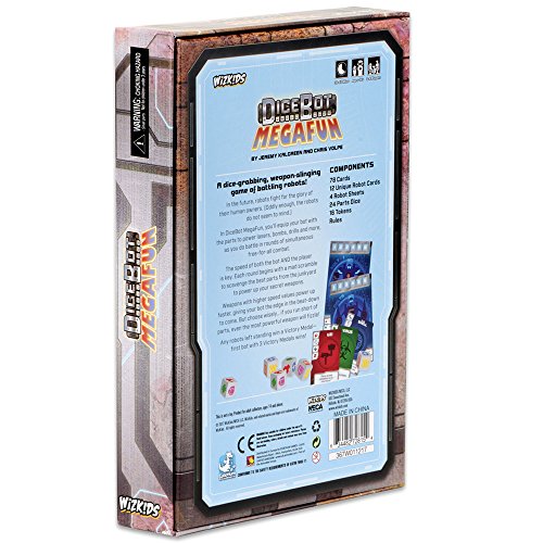 WizKids 72815 Dicebot MegaFun Board Game