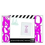 American Crafts Heidi Swapp Letterboard 113 Piece Alphabet Serif Pink