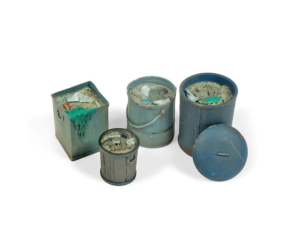 Vallejo Scenics - 1:35 Assorted Garbage Bins 2