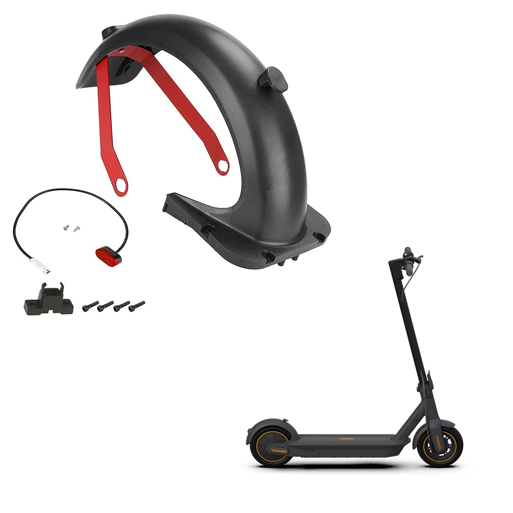 Fututech Rear Mudguard Kit with Rear Light and Mudguard Bracket for Segway Ninebot Max G30/G30D - Scooter Accessory, Electric Scooter Combo2