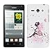 kwmobile Luxury rhinestone case for Huawei Ascend Y530 Design fairy girl multicolor dark pink white